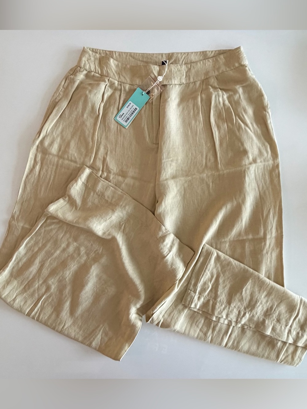 NWT Shore Windsor linen wide leg pants XL